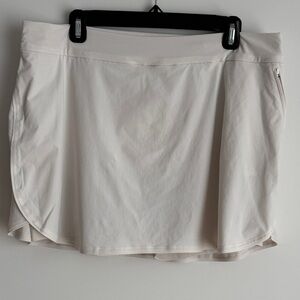 Outdoor Voices White Mesh Athletic Skort
